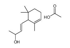 acetic acid,4-(2,6,6-trimethylcyclohex-2-en-1-yl)but-3-en-2-ol Structure
