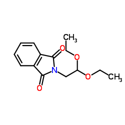2-邻苯二甲酰亚氨基乙醛缩二乙醇结构式