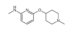 2-Pyridinamine,N-methyl-6-[(1-methyl-4-piperidinyl)oxy]-(9CI)结构式