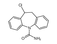 10-chloro-10,11-dihydro-5H-dibenz/b,f/azepine-5-carboxamide结构式