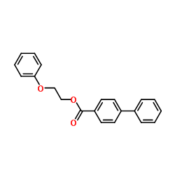 2-Phenoxyethyl 4-biphenylcarboxylate结构式