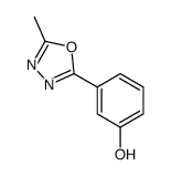 3-(5-甲基-[1,3,4]噁二唑-2-基)-苯酚结构式