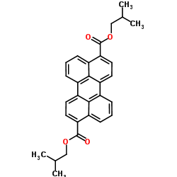 Diisobutyl 3,9-perylenedicarboxylate Structure