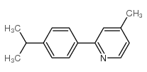 2-(4-异丙基苯基)-4-甲基吡啶结构式
