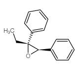 Oxirane, 2-ethyl-2,3-diphenyl-, (2R,3R)- (9CI) structure