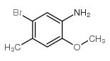 5-溴-2-甲氧基-4-甲基苯胺结构式