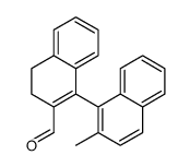 1-(2-methylnaphthalen-1-yl)-3,4-dihydronaphthalene-2-carbaldehyde结构式