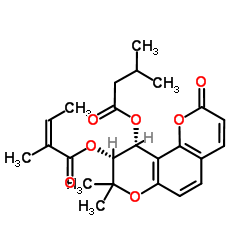 Praeruptorin C structure