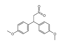 Benzene, 1,​1'-​(2-​nitroethylidene)​bis[4-​methoxy结构式