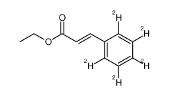 肉桂酸乙酯-d5结构式