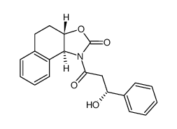 (3aS,9bS)-1-((R)-3-hydroxy-3-phenylpropanoyl)-3a,4,5,9b-tetrahydronaphtho[1,2-d]oxazol-2(1H)-one Structure
