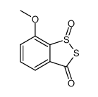 7-methoxy-1-oxo-1H-1λ4-benzo[1,2]dithiol-3-one Structure