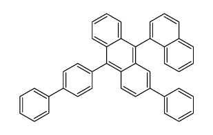 9-naphthalen-1-yl-2-phenyl-10-(4-phenylphenyl)anthracene结构式