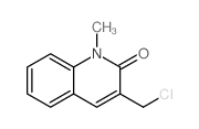 3-(氯甲基)-1-甲基喹啉-2(1H)-酮结构式