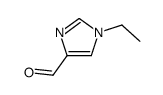 1-乙基-1H-咪唑-4-甲醛结构式