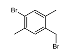 1-bromo-4-(bromomethyl)-2,5-dimethylbenzene结构式