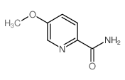 5-甲氧基-2-吡啶羧酰胺结构式