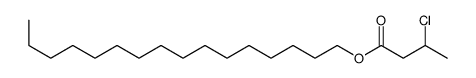 hexadecyl 3-chlorobutanoate结构式