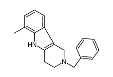 2-benzyl-6-methyl-1,3,4,5-tetrahydropyrido[4,3-b]indole Structure