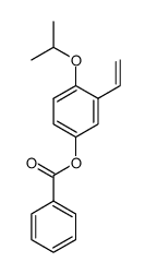 3-ethenyl-4-(propan-2-yloxy)phenyl benzoate结构式
