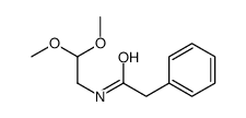 2,2-二甲氧基乙基-2-苯乙酰胺结构式