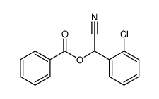 O-benzoyl-o-chloromandelonitrile结构式