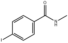 4-碘-N-甲基苯甲酰胺结构式