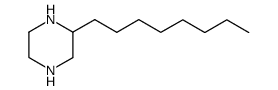 2-n-octyl piperazine Structure