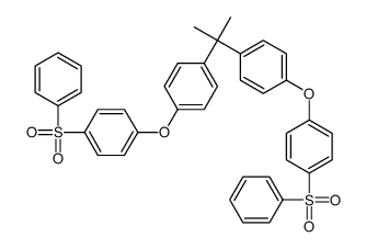 1-[4-(benzenesulfonyl)phenoxy]-4-[2-[4-[4-(benzenesulfonyl)phenoxy]phenyl]propan-2-yl]benzene Structure