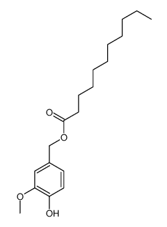 (4-hydroxy-3-methoxyphenyl)methyl undecanoate Structure