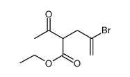 4-Pentenoic acid, 2-acetyl-4-bromo-, ethyl ester结构式