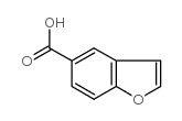 1-苯并呋喃-5-甲酸结构式
