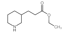 3-哌啶-3-丙酸乙酯结构式