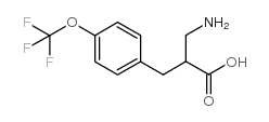 2-(aminomethyl)-3-[4-(trifluoromethoxy)phenyl]propanoic acid Structure