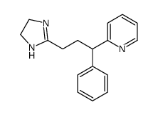 2-[3-(4,5-dihydro-1H-imidazol-2-yl)-1-phenylpropyl]pyridine Structure