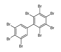 1,2,3,4,5-pentabromo-6-(3,4,5-tribromophenyl)benzene结构式