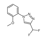 4-(difluoromethyl)-1-(2-methoxyphenyl)triazole Structure