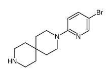 3-(5-bromopyridin-2-yl)-3,9-diazaspiro[5.5]undecane Structure