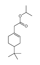 propan-2-yl 2-(4-tert-butylcyclohexen-1-yl)acetate结构式