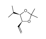 cis-4-ethenyl-5-isopropyl-2,2-dimethyl-1,3-dioxolane Structure