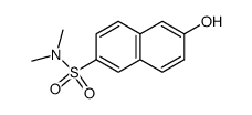 6-(Dimethylsulfamoyl)-2-naphthol结构式