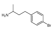 4-(4-溴苯基)-2-丁胺结构式