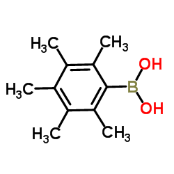 2,3,4,5,6-五甲基苯硼酸结构式