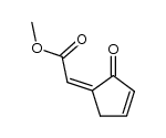 methyl 2-oxo-3-cyclopentenylideneacetate结构式