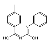 4-methyl-N-(phenylcarbamoyl)benzamide结构式