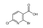 2-Bromo-6-chloronicotinic acid Structure