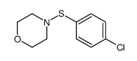 4-(4-chlorophenyl)sulfanylmorpholine结构式