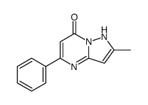 2-methyl-5-phenyl-1H-pyrazolo[1,5-a]pyrimidin-7-one结构式