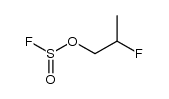 2-fluoropropyl fluorosulfite Structure