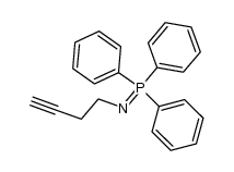 N-(triphenylphosphoranylidene)but-3-yn-1-amine结构式